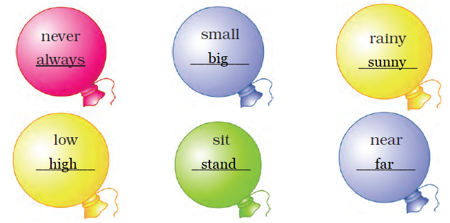NCERT Solutions Class 3 English Unit 5 The Balloon Man - 4 NCERT Solutions Class 3 English Unit 5 The Balloon Man - 4
